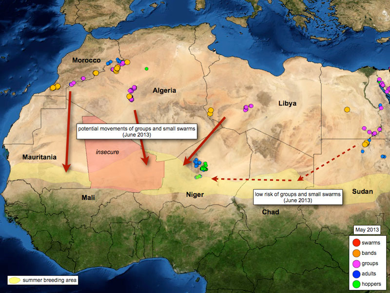 carte du sahel afrique