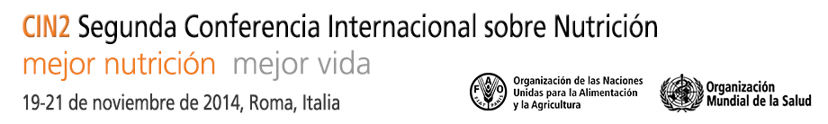 Segunda Conferencia Internacional sobre Nutrición (CIN-2), 19-21 de noviembre de 2014