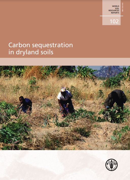 Carbon sequestration in dryland soils