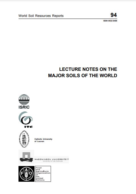 Lecture notes on the major soils of the world
