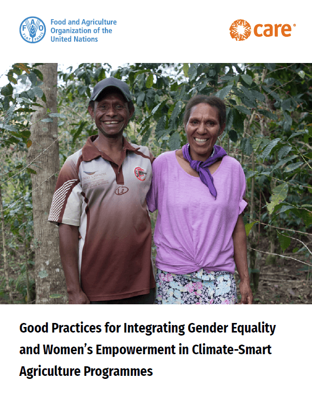 Good Practices for Integrating Gender Equality and Women's Empowerment in  Climate-Smart Agriculture Programmes |Policy Support and Governance| Food  and Agriculture Organization of the United Nations