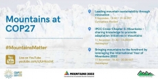 IPCC Cross-Chapter 5: Mountains - sharing knowledge to promote adaptation initiatives in mountains