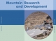 New edition of Mountain Research and Development now online