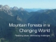 Mountain Forests in a Changing World