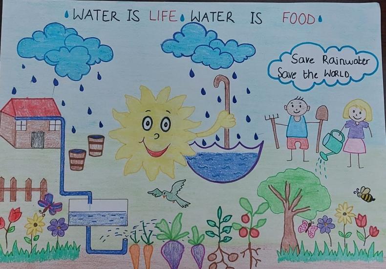 Contest Save water by Subhasmita Sethi | OurArtCorner