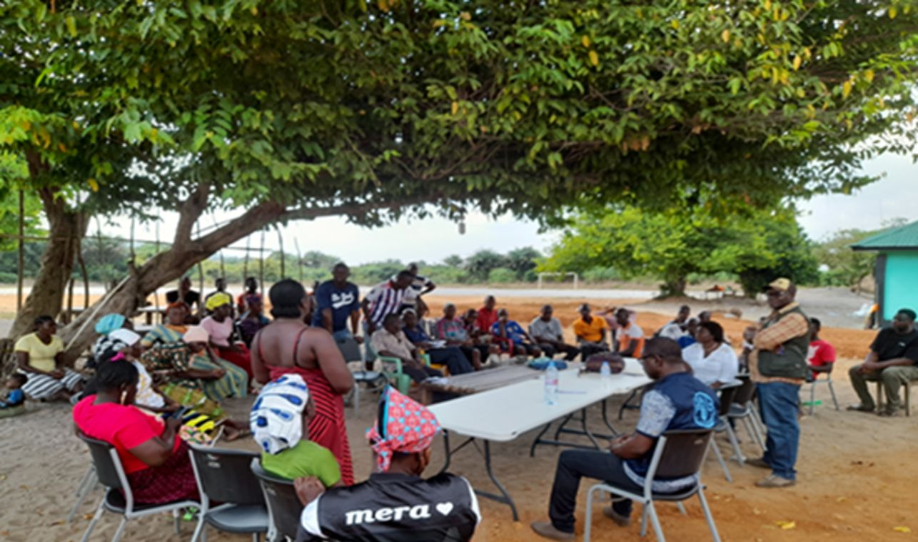 Stakeholder engagement on community-based forestry management in Liberia ©FAO