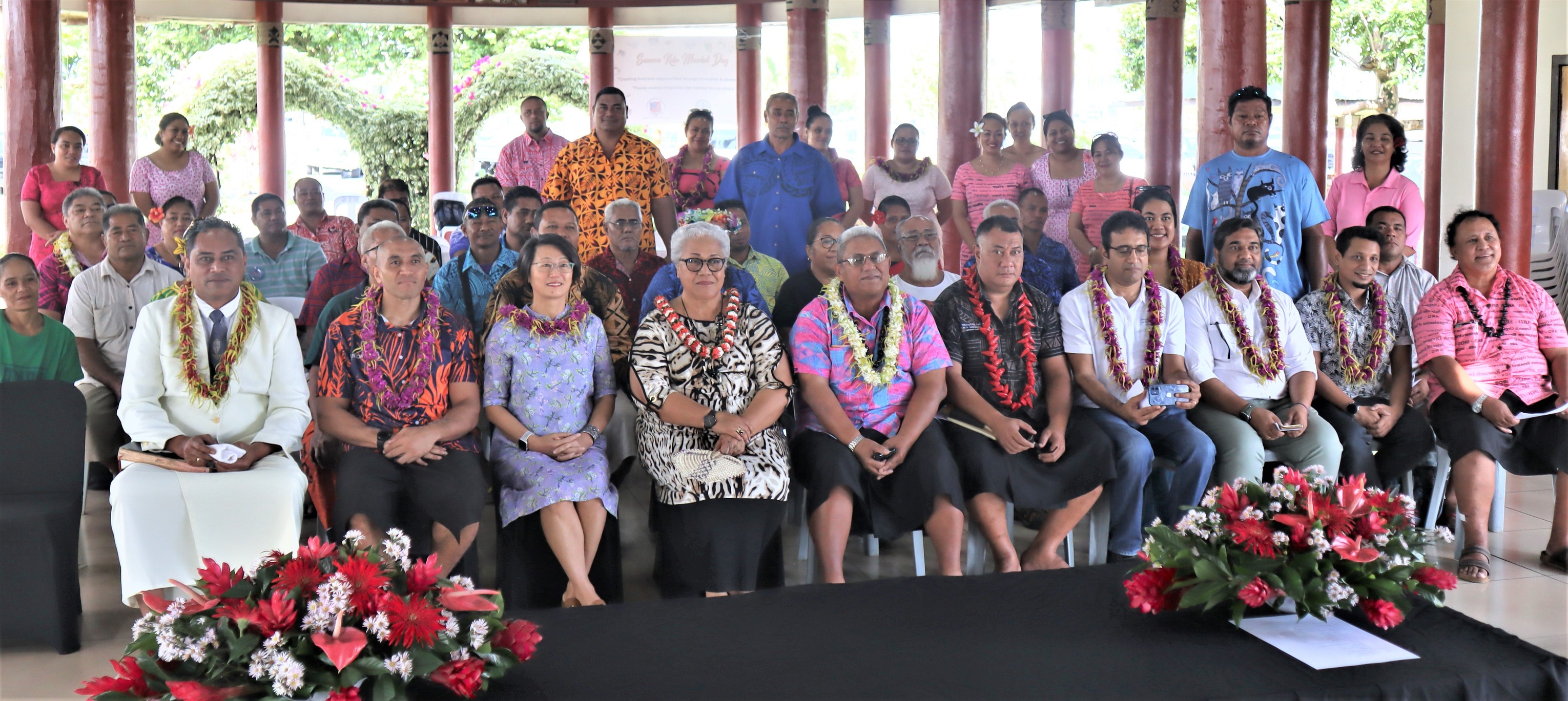 Participants at the Samoa Koko Market Day
