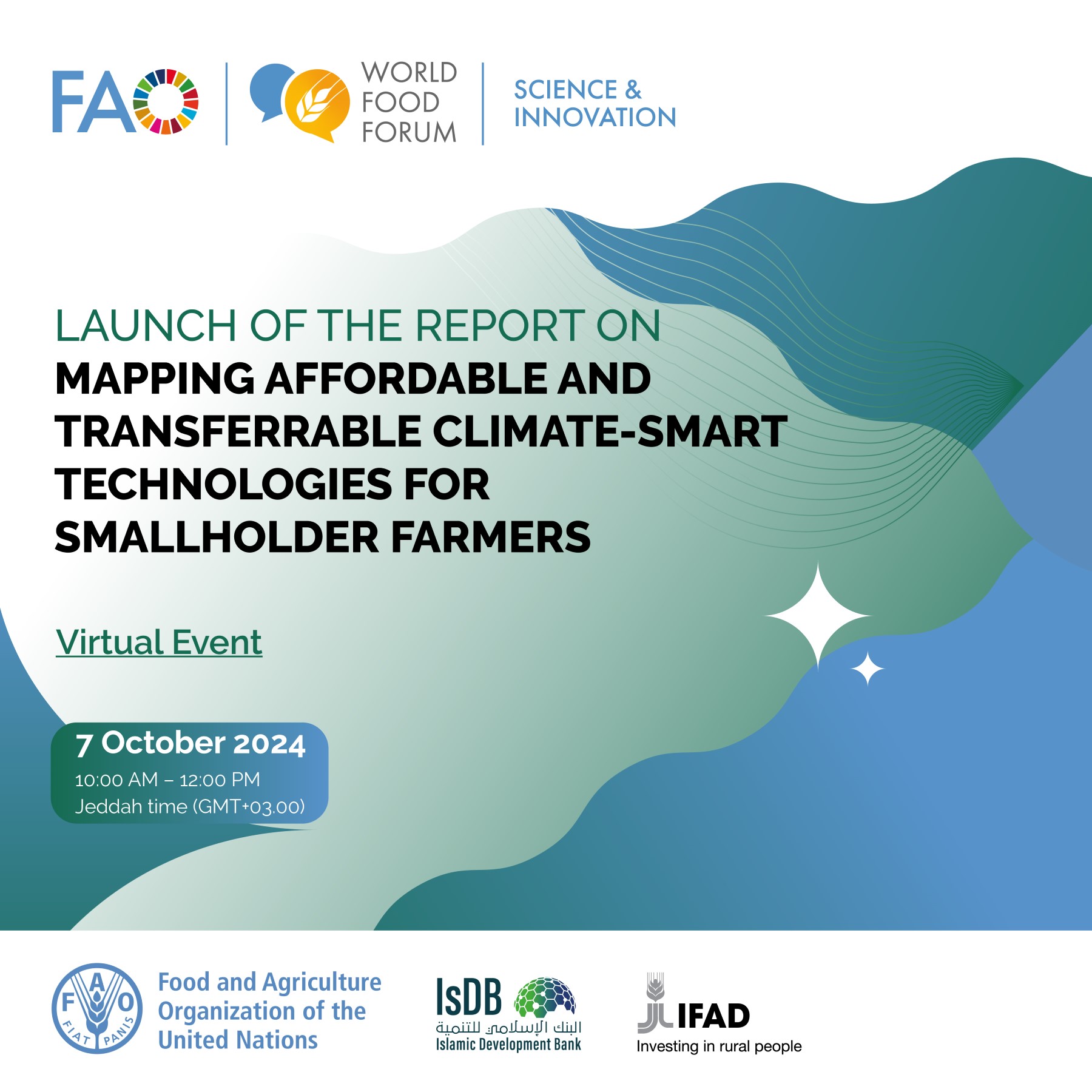 Launch of the Mapping Report on Affordable and Transferrable Climate-Smart Technologies for Smallholder Farmers