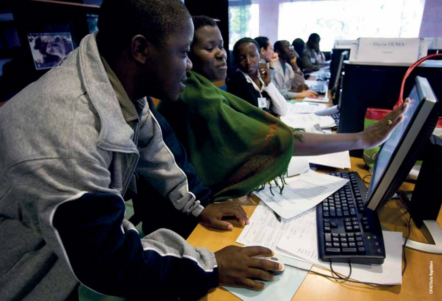 Training in Kigali to use digital service portfolio tool