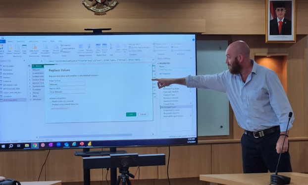 Improving government capability to analyze foot-and-mouth disease vaccination data using Power BI