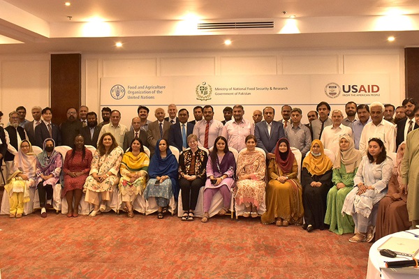 FAO Pakistan hosts global health security workshop with USAID and Ministry of National Food Security and Research