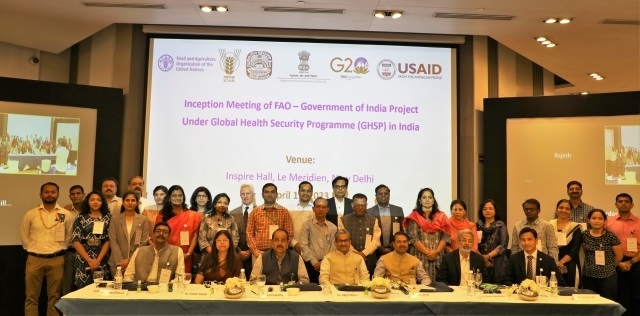 Inception Meeting of the FAO-Government of India Project under Global Health Security Programme (GHSP) in India