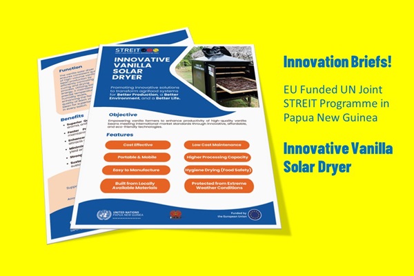 Innovation Briefs - Innovative Vanilla Solar Dryer