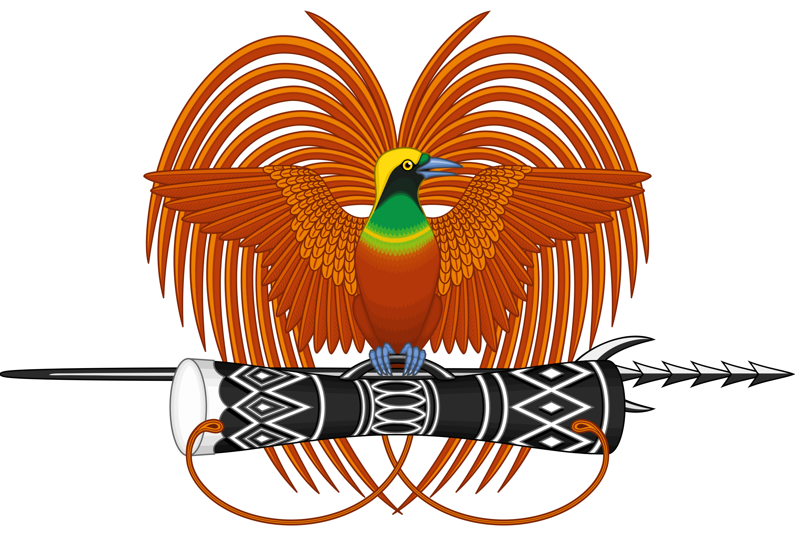National Emblem of Papua New Guinea 