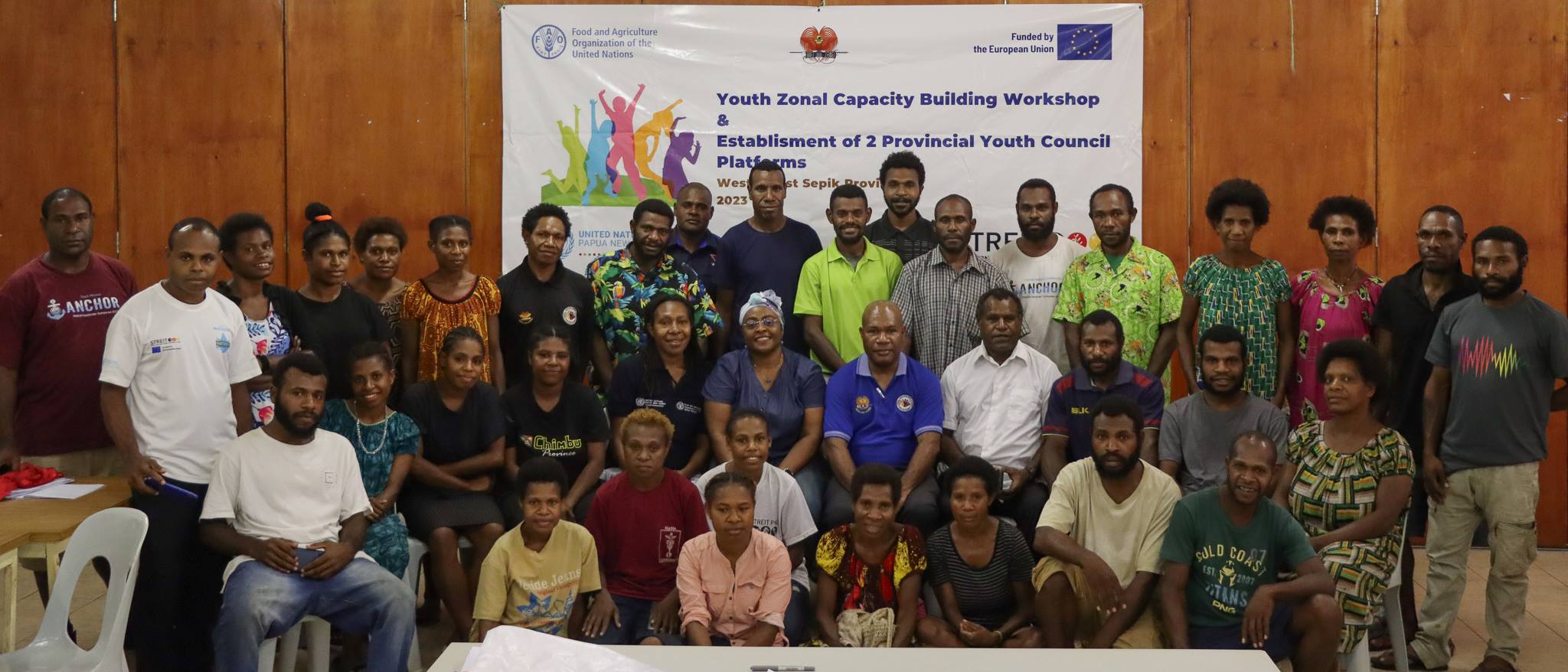 Youth representatives from East Sepik Province attended a session organised by the FAO in Wewak. ©FAO-STREIT