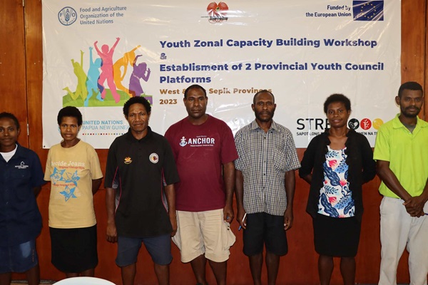 Youth representatives from West Sepik Province attended a session organised by the FAO in Vanimo. ©FAO-STREIT