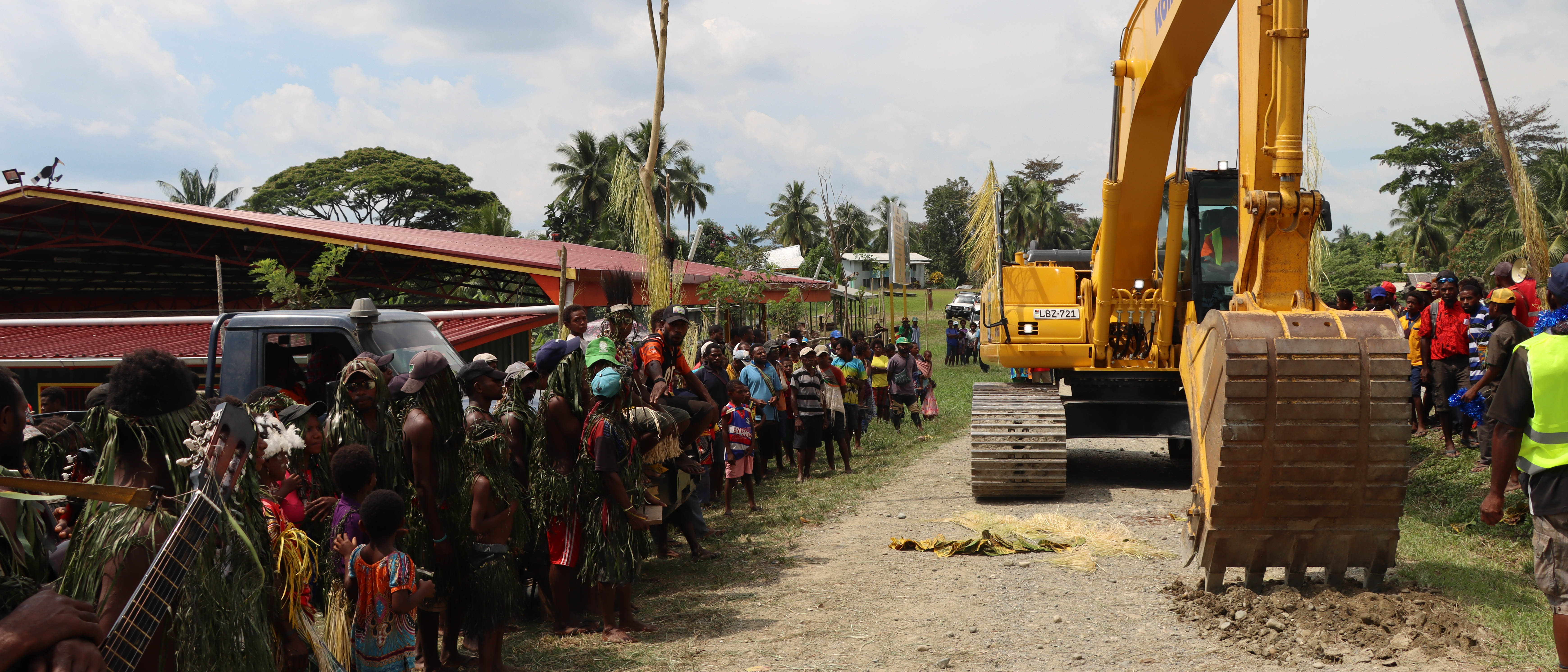 Inauguration of two rural roads rehabilitation works by EU-STREIT PNG programme