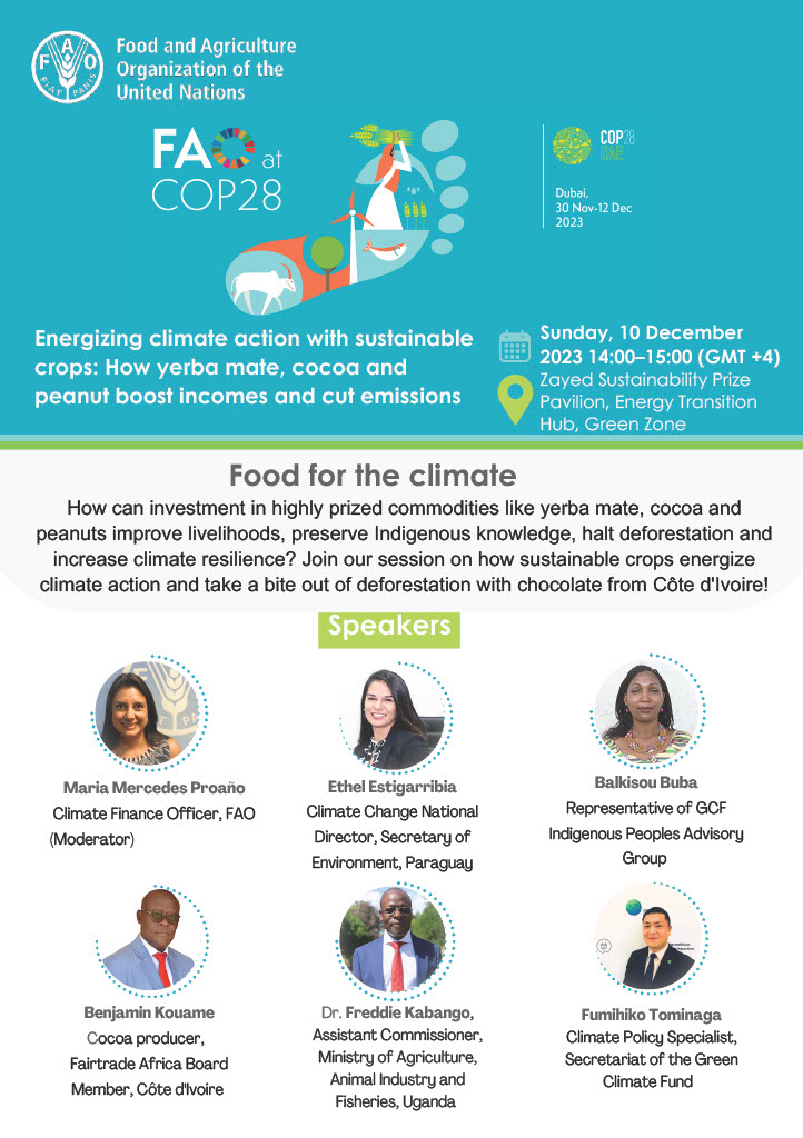 GCF | Events| FAO and the Green Climate Fund partnering for climate action  | Food and Agriculture Organization of the United Nations