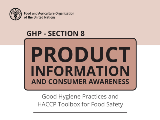 GHP - Section 8 - Product information and consumer awareness