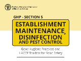 BPH - Sección 5 - Mantenimiento, limpieza y desinfección y control de plagas en el establecimiento