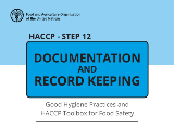 HACCP - Étape 12: Documentation et tenue de registres