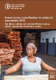 Forest sector contribution to national economies 2015