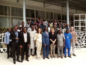 Group photo of the national dialogue on FLR in Togo