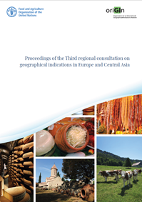 Proceedings - Third regional consultation on GIs in Europe and Asia