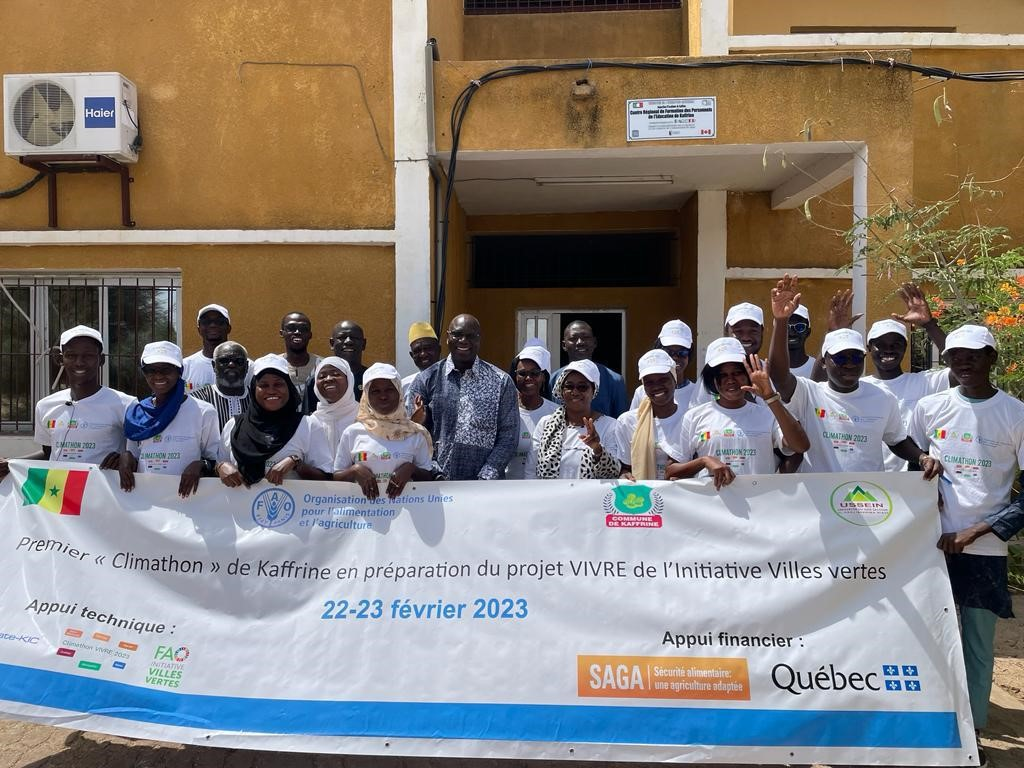 First Climathon in Kaffrine, Senegal in preparation for the VIVRE project under the Green Cities Initiative