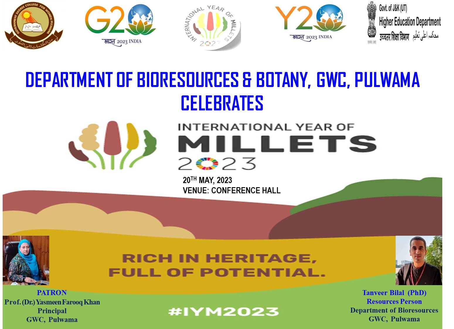 CELEBRATION OF "INTERNATIONAL YEAR OF MILLETS-2023"