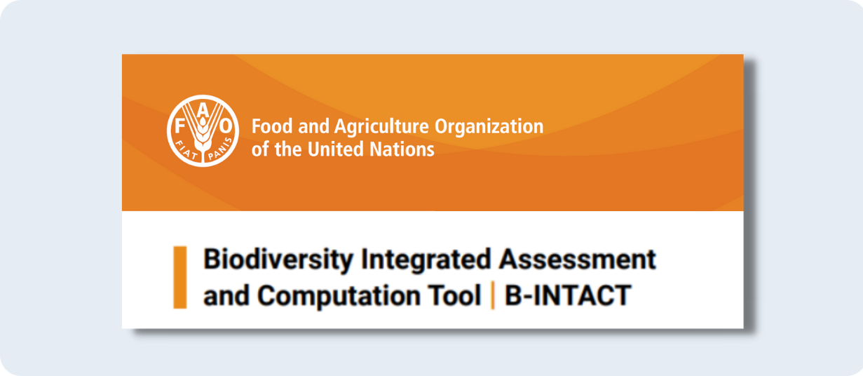 The Biodiversity Integrated Assessment And Computation Tool (B-INTACT)