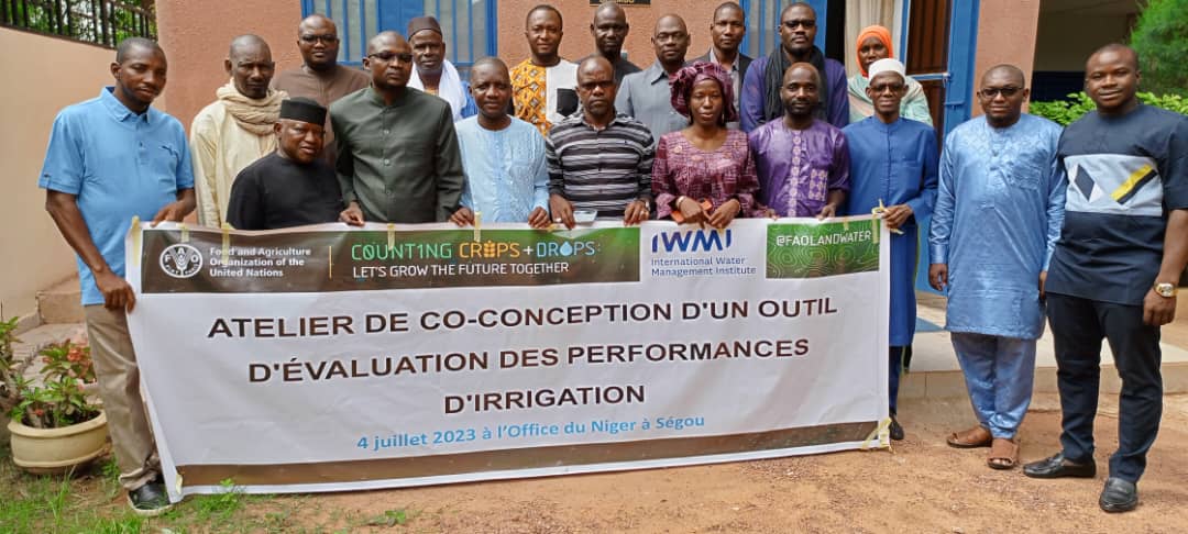 Atelier de co-création d'un instrument de mesure de la performance de  l'irrigation à Ségou, Mali