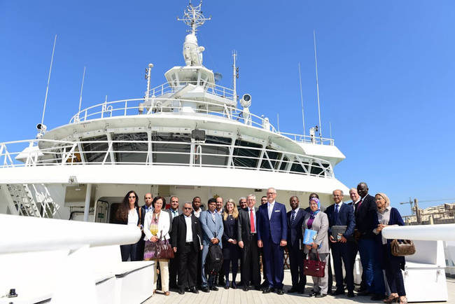 In Casablanca, the new Nansen celebrates its first research voyage, EAF-Nansen  Programme, Organisation des Nations Unies pour l'alimentation et l' agriculture, EAF-Nansen Programme