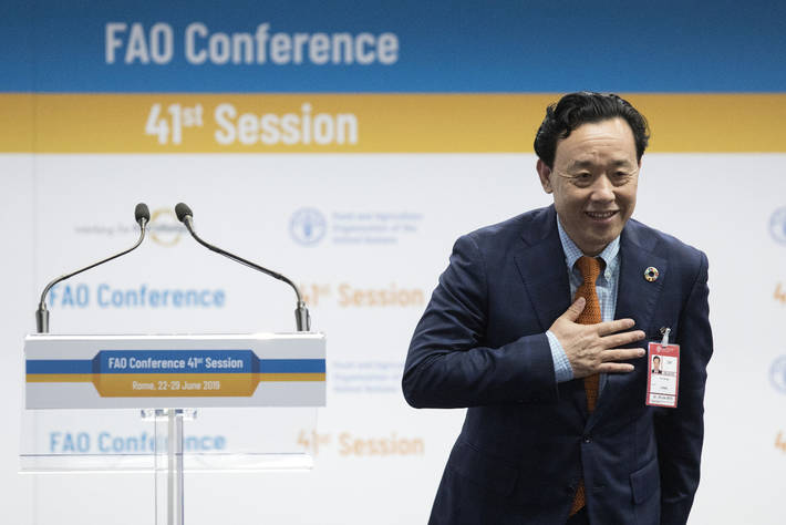 FAO - News Article: Qu Dongyu of China elected FAO Director-General